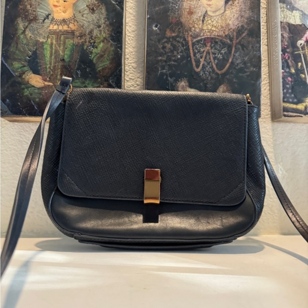 IIIBeCa by Joy‎ Gryson Black Leather Crossbody Bag